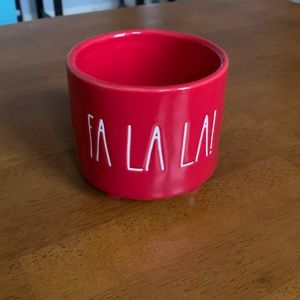 FA LA LA Rae Dunn Footed Planter